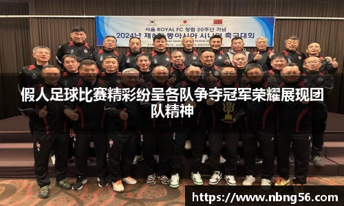 假人足球比赛精彩纷呈各队争夺冠军荣耀展现团队精神