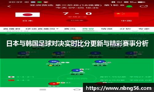 日本与韩国足球对决实时比分更新与精彩赛事分析